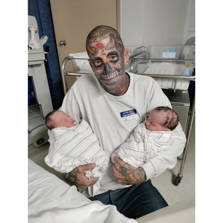 Dad With 240 Tattoos Faces Backlash As People Think He Is A Horrible Father – Then His Wife Reveals The Truth