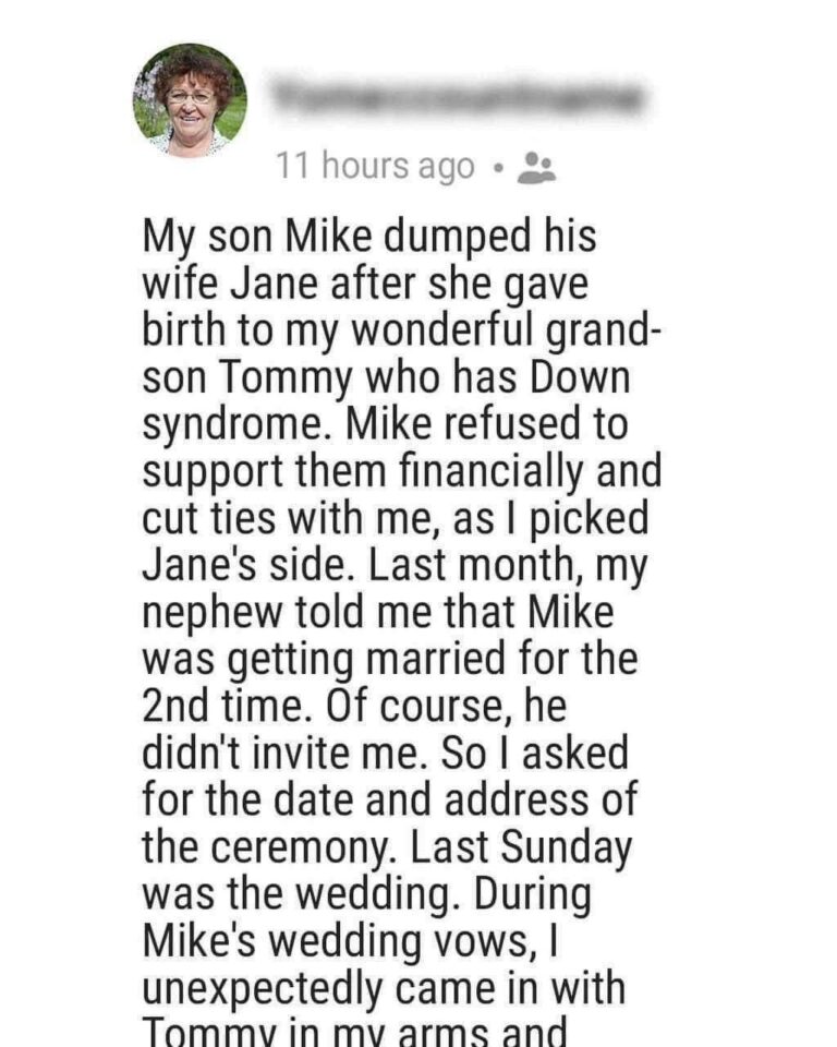 I ruined my son’s wedding