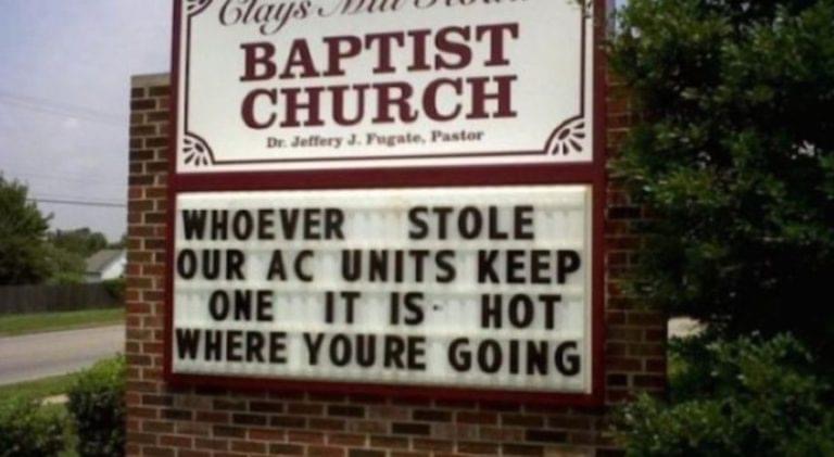 These Are 10 Laugh Out Loud Church Signs You Have to Read