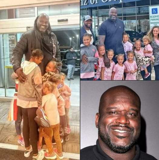 Shaq visits a family of 11 and buys them two new cars then showers them with even more kindness