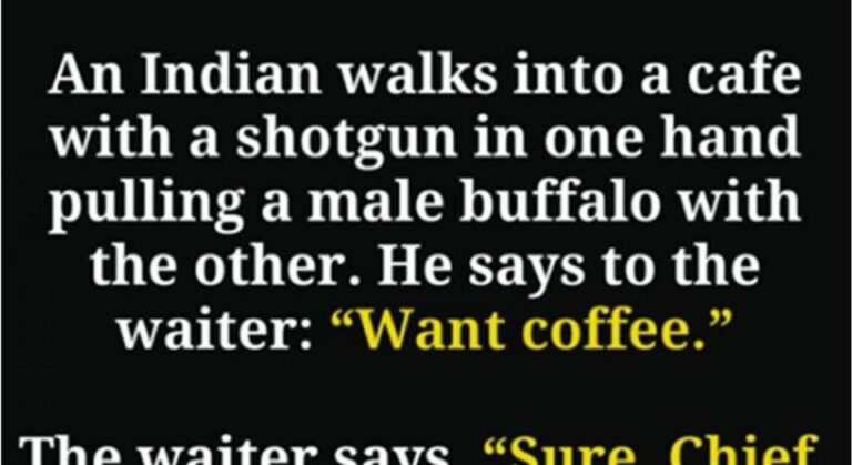 Funny Viral Joke: A Buffalo, a Coffee, and Political Goals