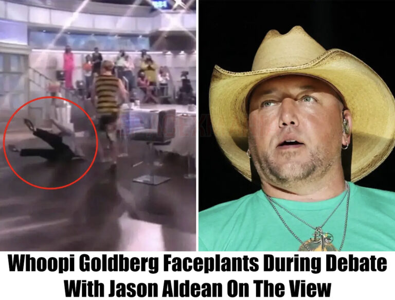 TRUE: Whoopi Goldberg Trips Over Words and Feet in Jason Aldean Debate on ‘The View’