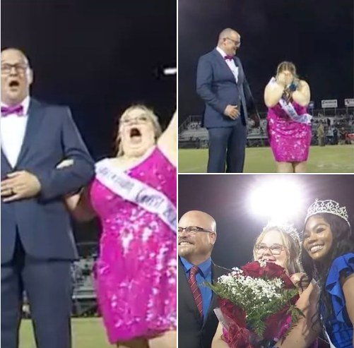 Teen with Down syndrome breaks down in tears after being named Homecoming Queen