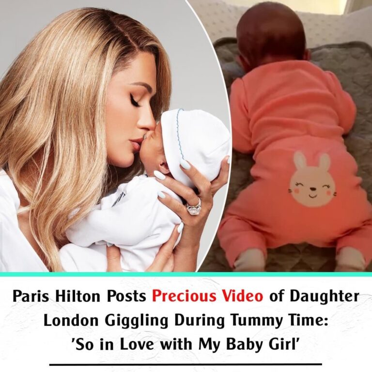 Paris Hilton Posts Precious Video of Daughter London Giggling During Tummy Time: ‘So in Love with My Baby Girl’