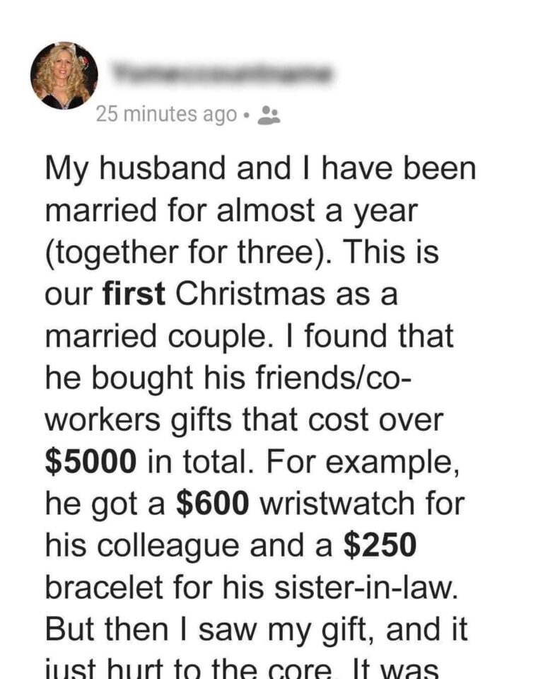 Husband Pays Over $5k For Friends’ & Co-workers’ holiday Presents, Wife Is ‘Shocked’ Seeing The Price Of Her Gift