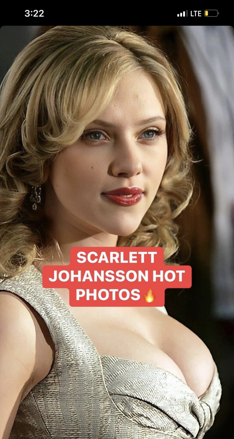 Scarlett Johansson, an acclaimed actress