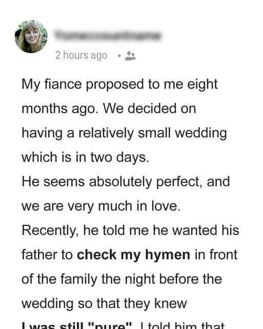 What the woman decided after her fiance’s demand and…