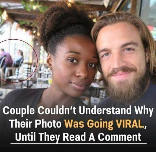 Confused Couple Surprised by Sudden Photo Fame, Discovers Clarity in Unexpected Comment