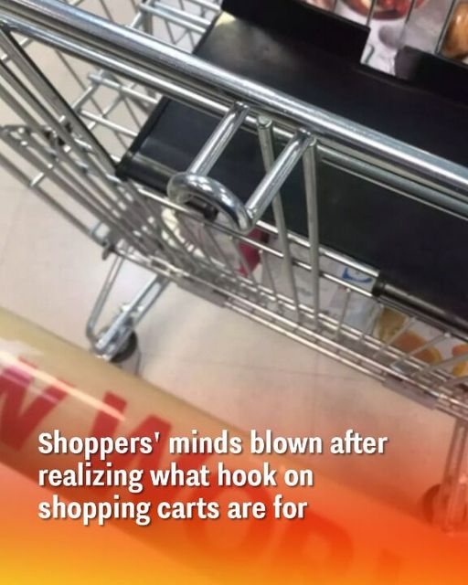 Shoppers’ Minds Blown: The True Purpose of that Trolley Hook Revealed!