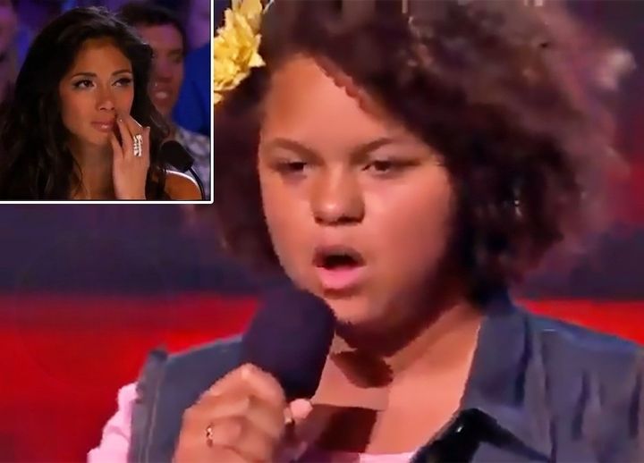 Rachel Crow, 13, sings a Beyoncé song like a soul queen on The X Factor.