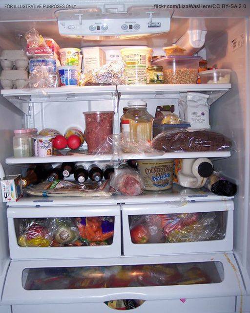 My Husband Filled Our Fridge with Food from Food Banks Again