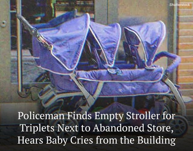 “When I got here in the morning, I saw a woman pick up her three babies from it, but she never came back,” the waiter of the café said.