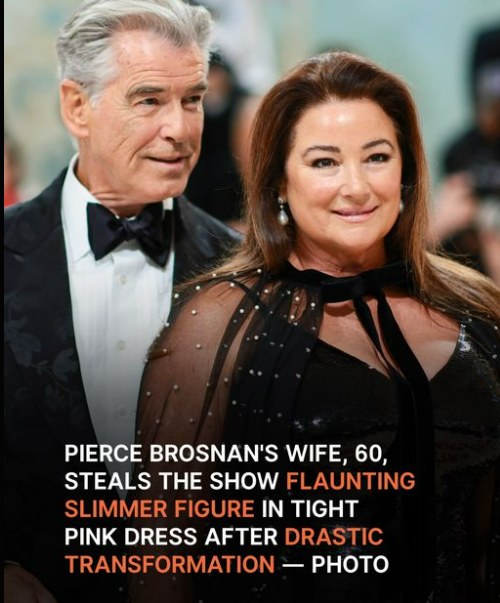 Pierce Brosnan’s ‘Ageless’ Wife Draws Attention Flaunting Her Curves in Figure-Hugging Pink Dress