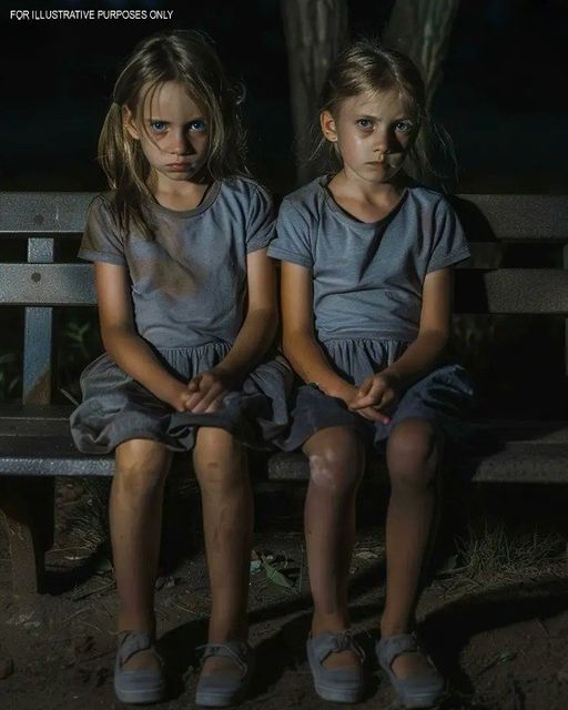 Woman Discovers Shocking Truth after Following Twin Girls Who Sit Alone in Park Every Evening