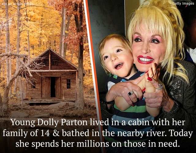 Dolly Parton ‘Bathed Once a Week’ & Lived in Shack with Family of 14 — Now Donates Millions to Those in Need