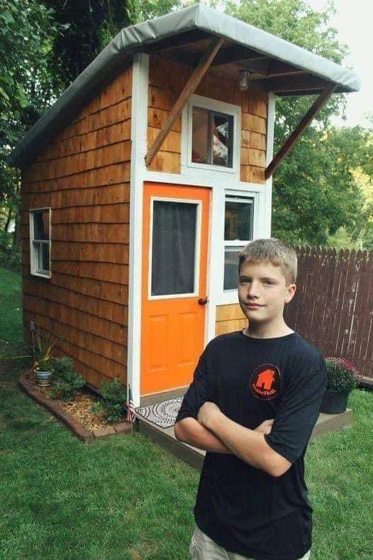 Meet Luke Thiull: The 13-Year-Old Who Built His Dream House in His Parents’ Backyard