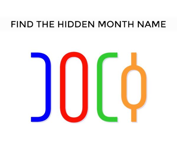 Can you decipher the hidden month name in this picture?